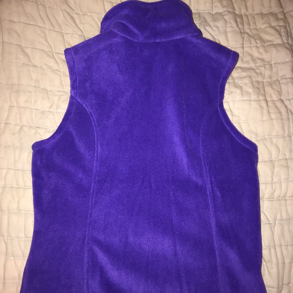 Columbia Purple Fleece Vest